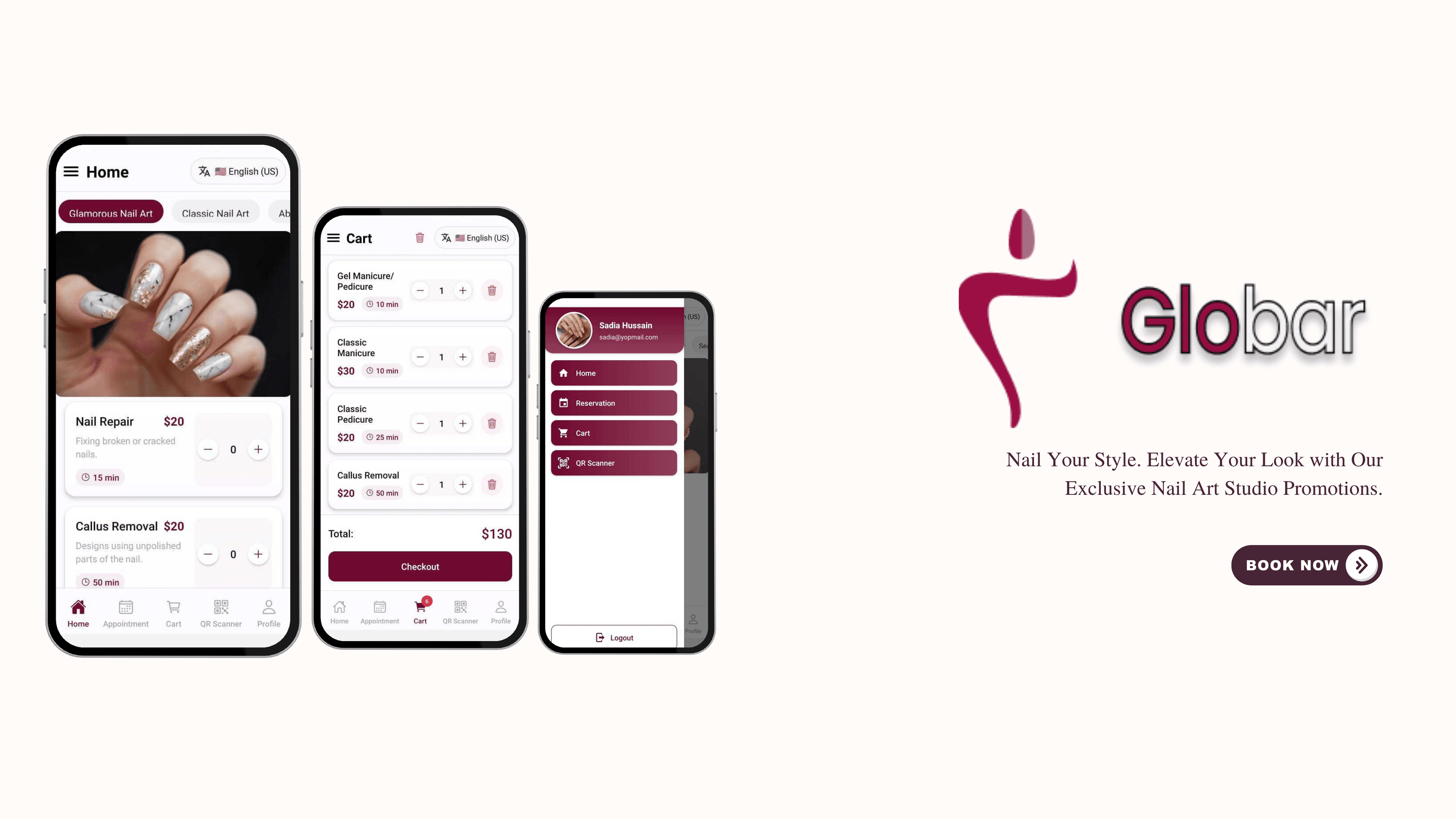 Juliet Nails - Salon Management System